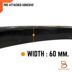G42 Black Fender Flares for Navara NP300 D23 ST ST-X Widebody (2015-2019)