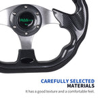 13 Inch Black Steering Wheel for Golf Cart (EZGO/Club Car/Yamaha)
