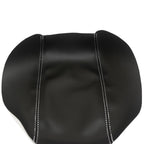 Console Lid Armrest Cover for Audi A7 (2012–2018) - PVC Leather, White Stitch