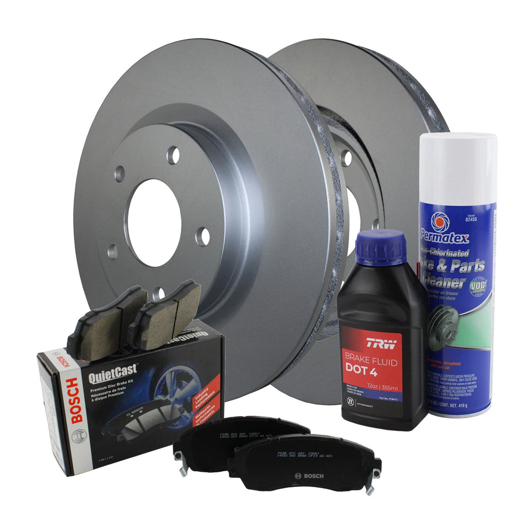 Front Brake Kit 294mm Rotors Bosch Ceramic Pads for Dodge Caliber/Compass/Patriot (2007–2012)