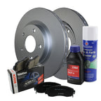 Front Brake Kit 294mm Rotors Bosch Ceramic Pads for Dodge Caliber/Compass/Patriot (2007–2012)