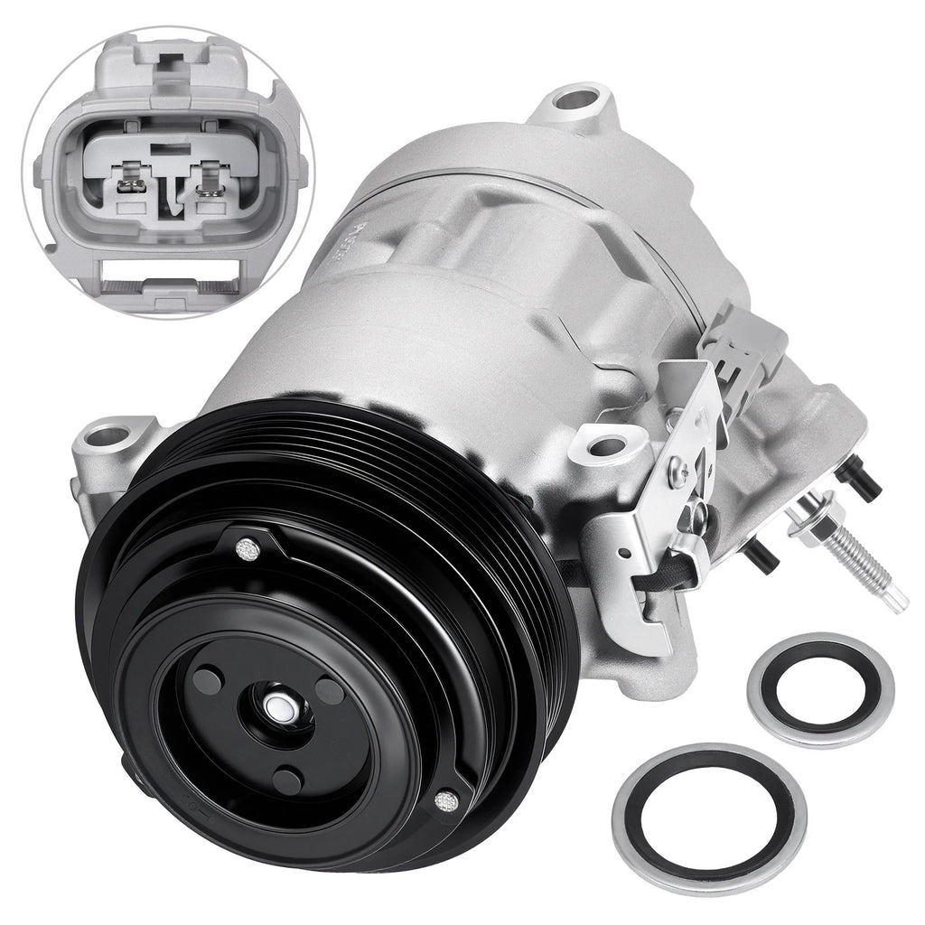 AC Compressor 6SBU16 for Dodge Dart (2013–2016) 1.4L 2.0L 2.4L