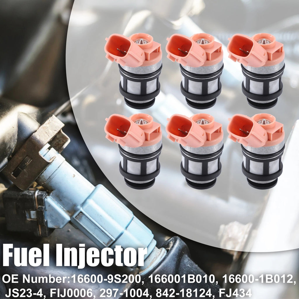 6X Fuel Injector 16600-9S200 for Nissan Xterra Frontier (2003–2004)