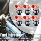 6X Fuel Injector 16600-9S200 for Nissan Xterra Frontier (2003–2004)