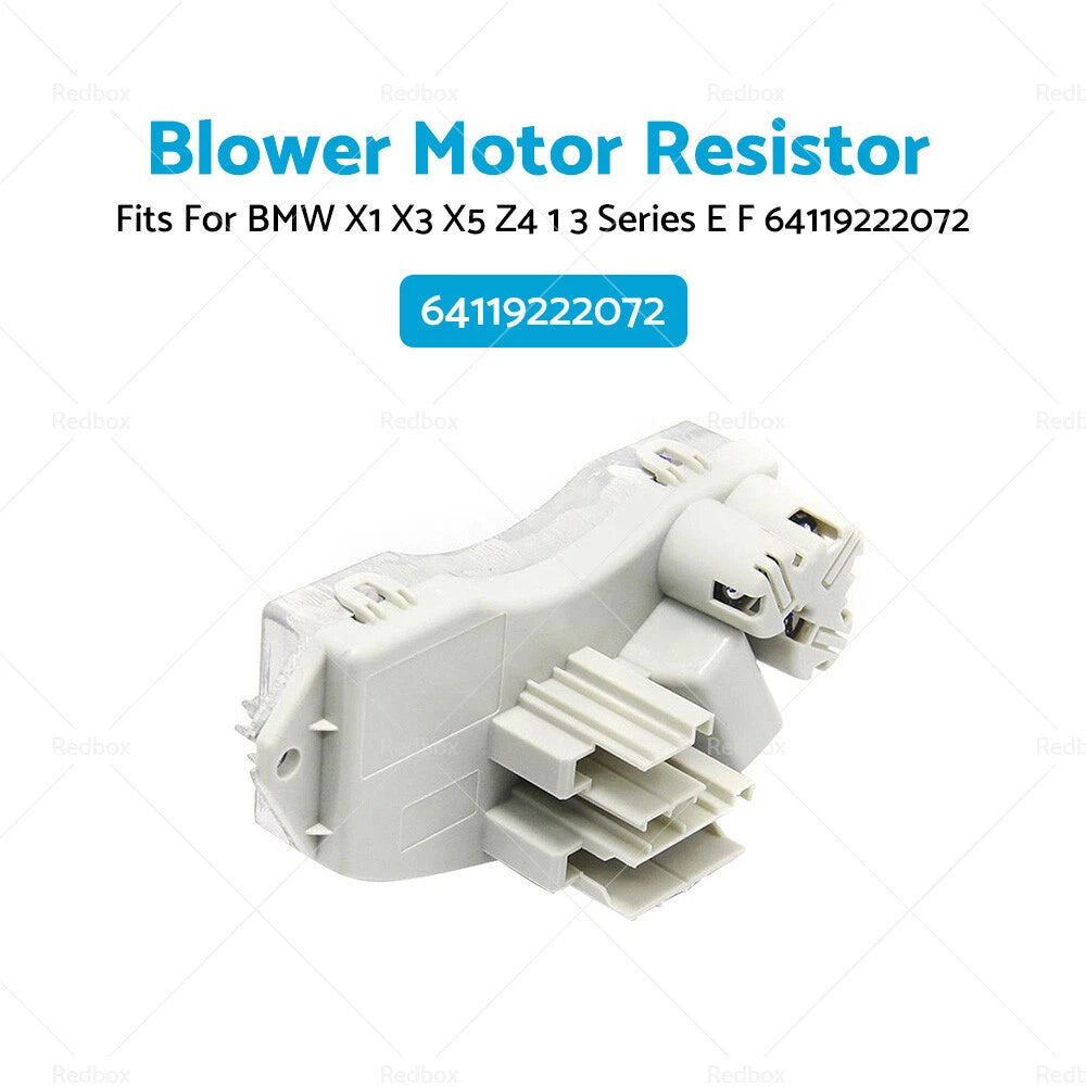 Blower Motor Resistor for BMW 1 Series X1 X3 X5 Z4 (2004–2017) 64119222072