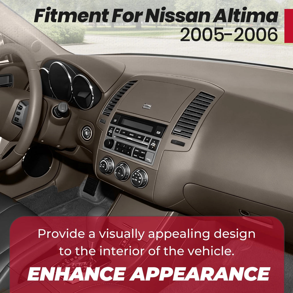 Center Dash Radio Surround Bezel for Nissan Altima (2005-2006)