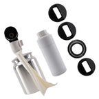 Aluminium Sandblaster Gun with 4 Nozzles for Automotive Use (330ml/s, 2.5 Bar)