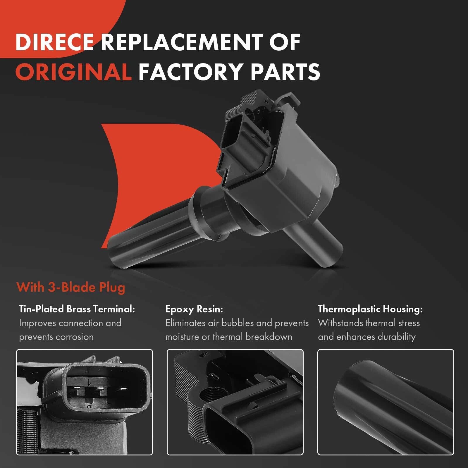 2X Ignition Coils & 4X Iridium Spark Plugs for Kia Optima