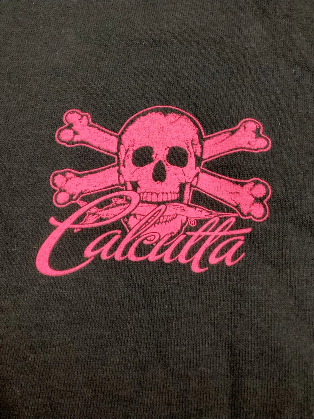 Ladies T-Shirt for Calcutta 4794-0059 (NWT) Black with Pink Logo - Large