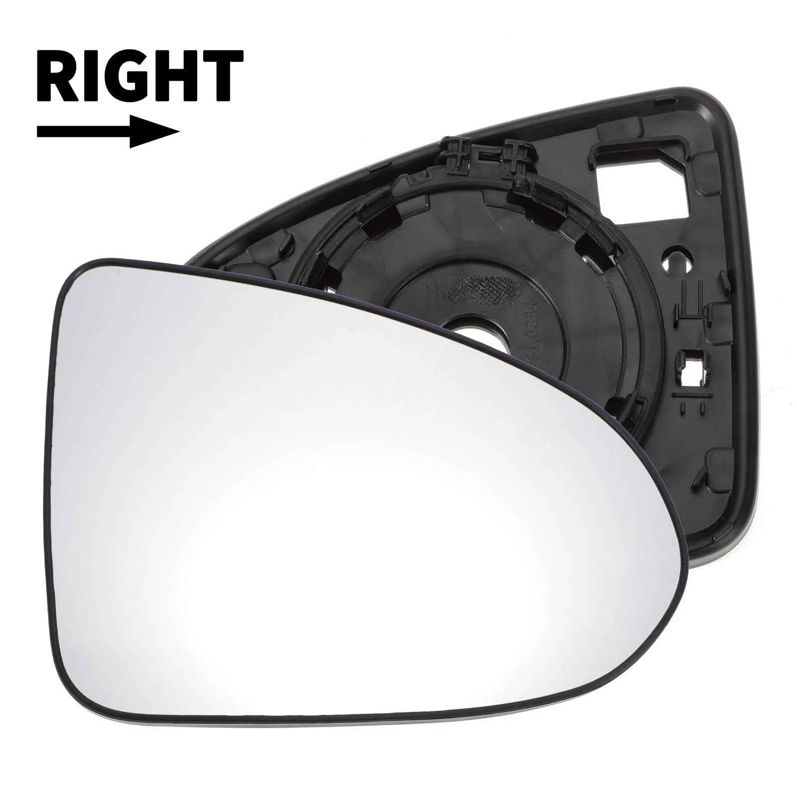 Right Side White Mirror Glass for Hyundai Sonata (2020–2022)