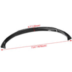 Glossy Black Front Bumper Lip Splitter for Model Y (2020–2024)