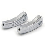 Chrome Handlebar Risers 4.5" Pullback for Harley Big Twin