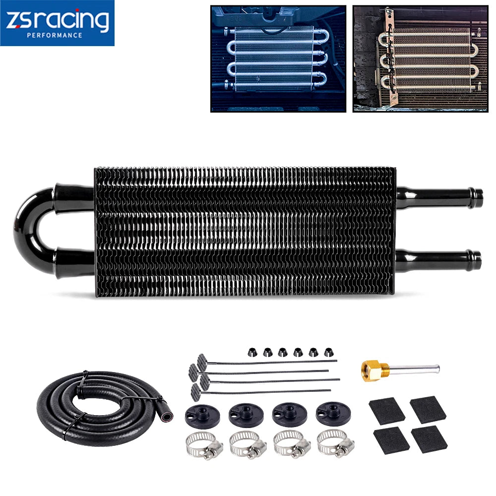 Oil Cooler Kit for Auto-Manual Transmission Radiator (2 Row)
