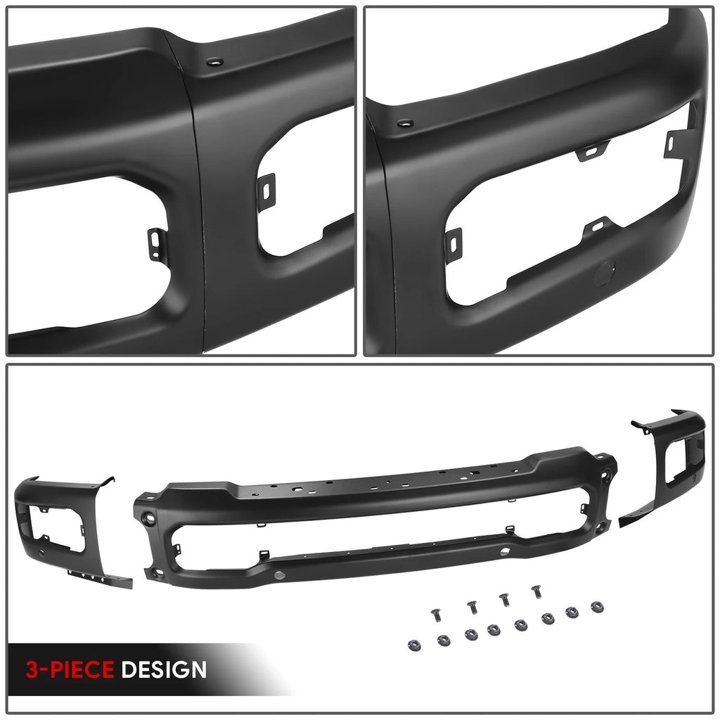 Front Bumper Face Bar for Ford F-250 F-350 SD (2023–2026) w/ Park Sensor Holes