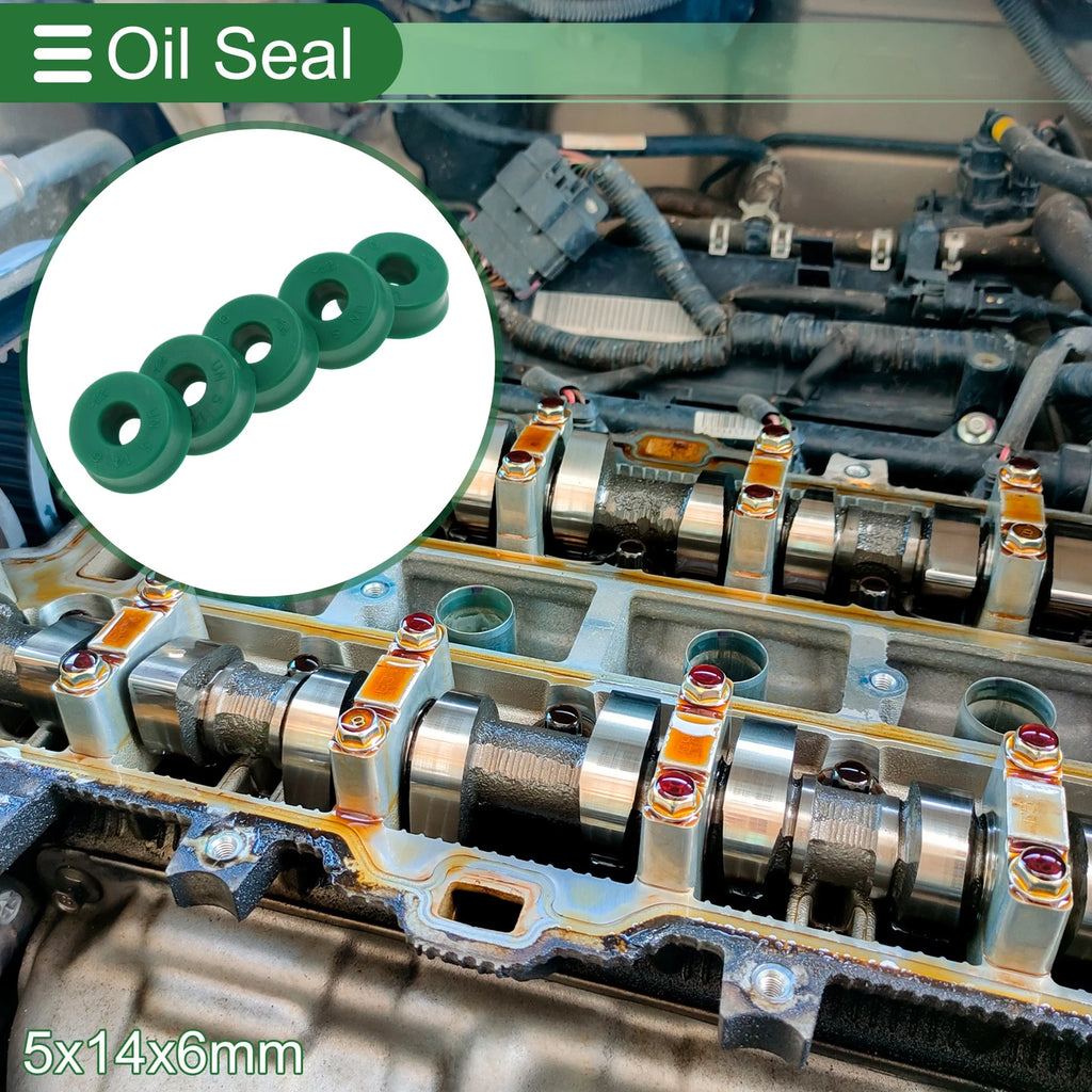 Set of 5 Oil Seal Ring Rotary Shaft Seal 5x14x6mm for Various Models