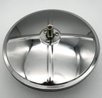 Ribbed Stainless Fisheye Convex Mirror with Center Stud for Universal