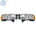 Headlights Pair for Dodge Ram 1500-3500 (1994-2002) Halogen