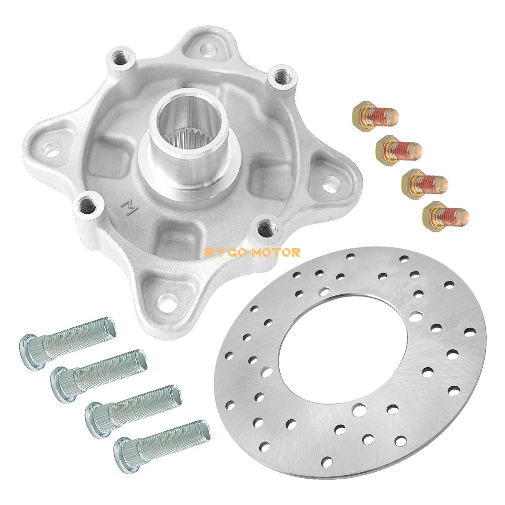 Rear Wheel Hub & Brake Rotor & Studs for Polaris Ranger (400–900)