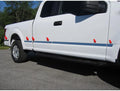 12pc. Luxury FX SS Side Molding Inserts for 15-20 Ford F-150 Super Cab 6.5' Bed