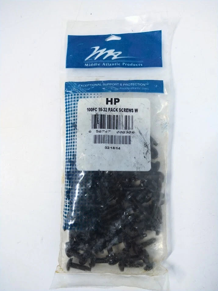 Set of 100 Rack Screws 10-32, 3/4" for Middle Atlantic