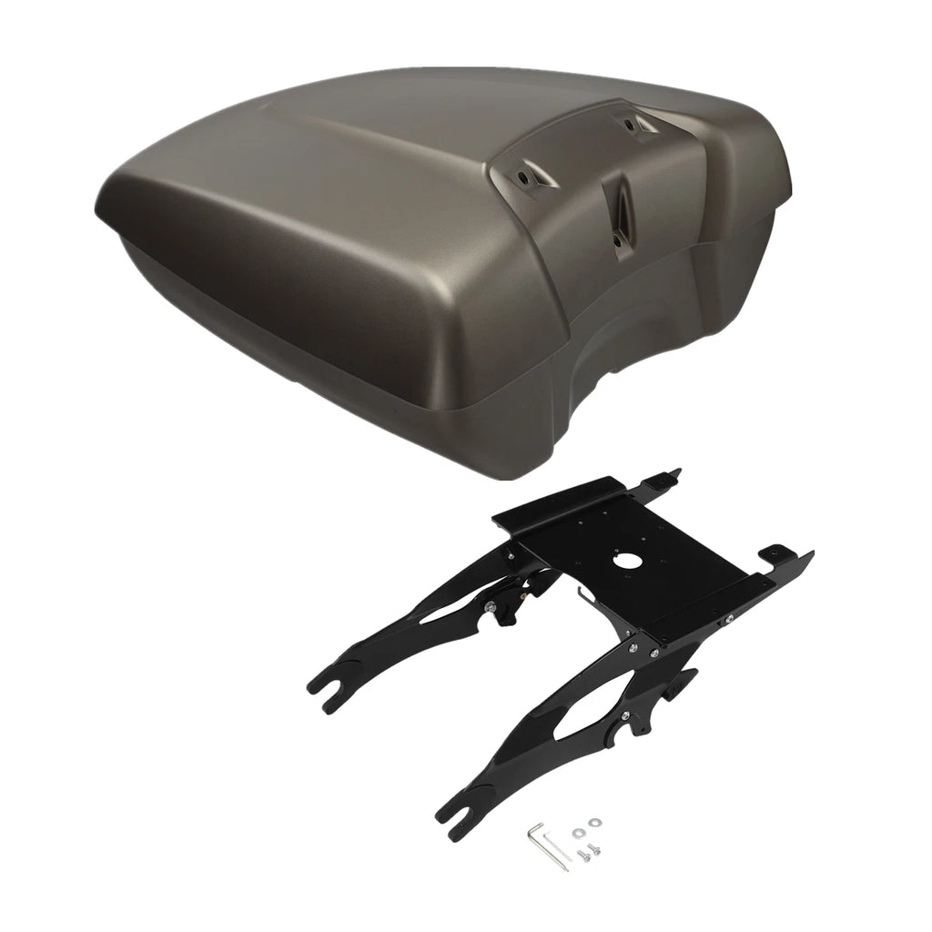 Low Profile Trunk & Mount Rack for Indian Chieftain (2014–2025) Bronze Smoke
