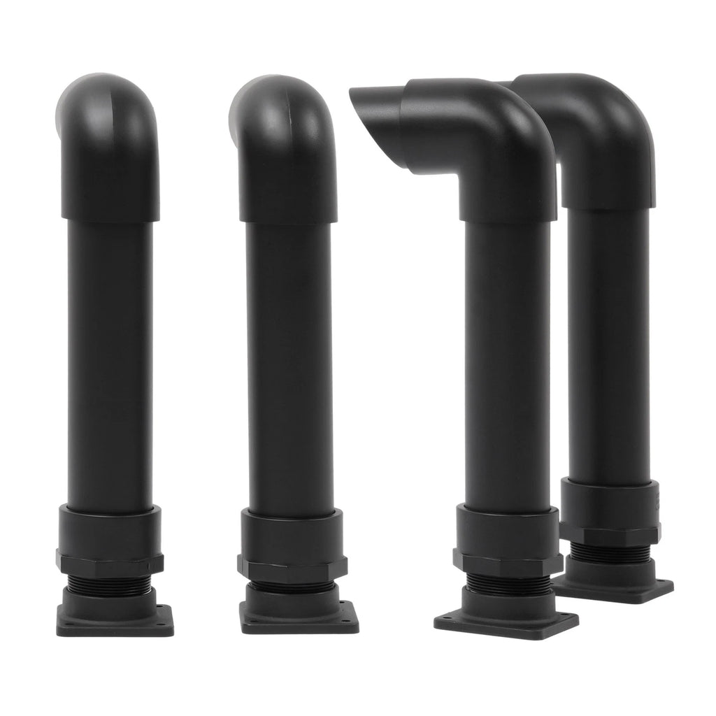 Set of 4 Black Snorkel Kits for Polaris Sportsman 400 500 600 700 800 (1994–2014)