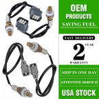 4X Oxygen Sensor Upstream/Downstream for Honda Pilot Acura RL (2005–2008)