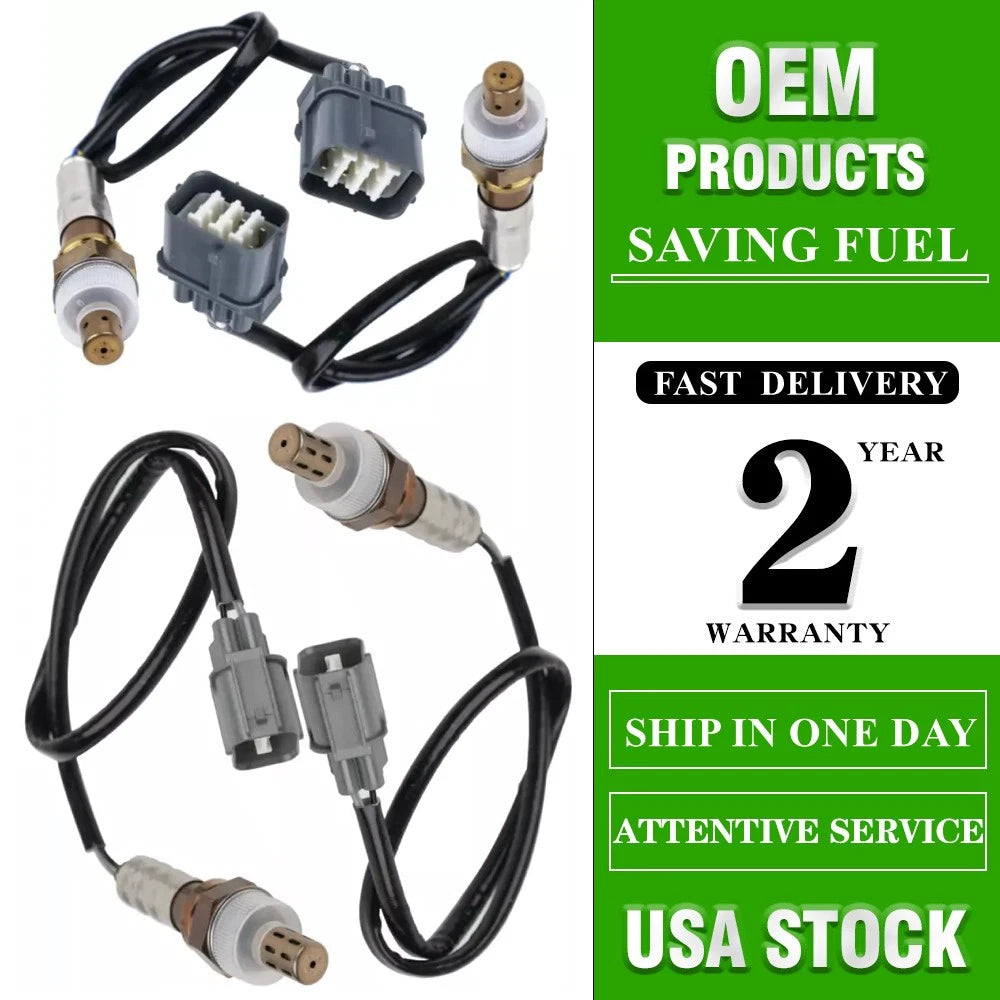 4X Oxygen Sensor Upstream/Downstream for Honda Pilot Acura RL (2005–2008)