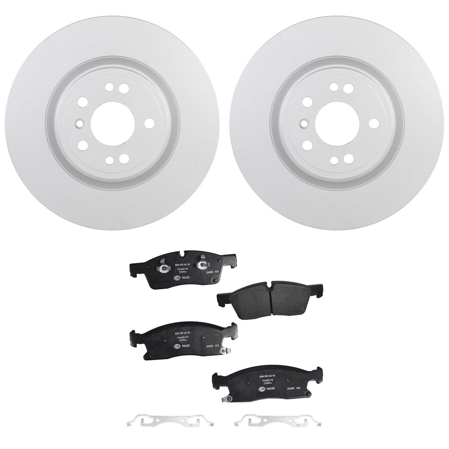 Bosch QuietCast Rotors & Hella Ceramic Brake Pads for X166 GLE350 (2016–2020)