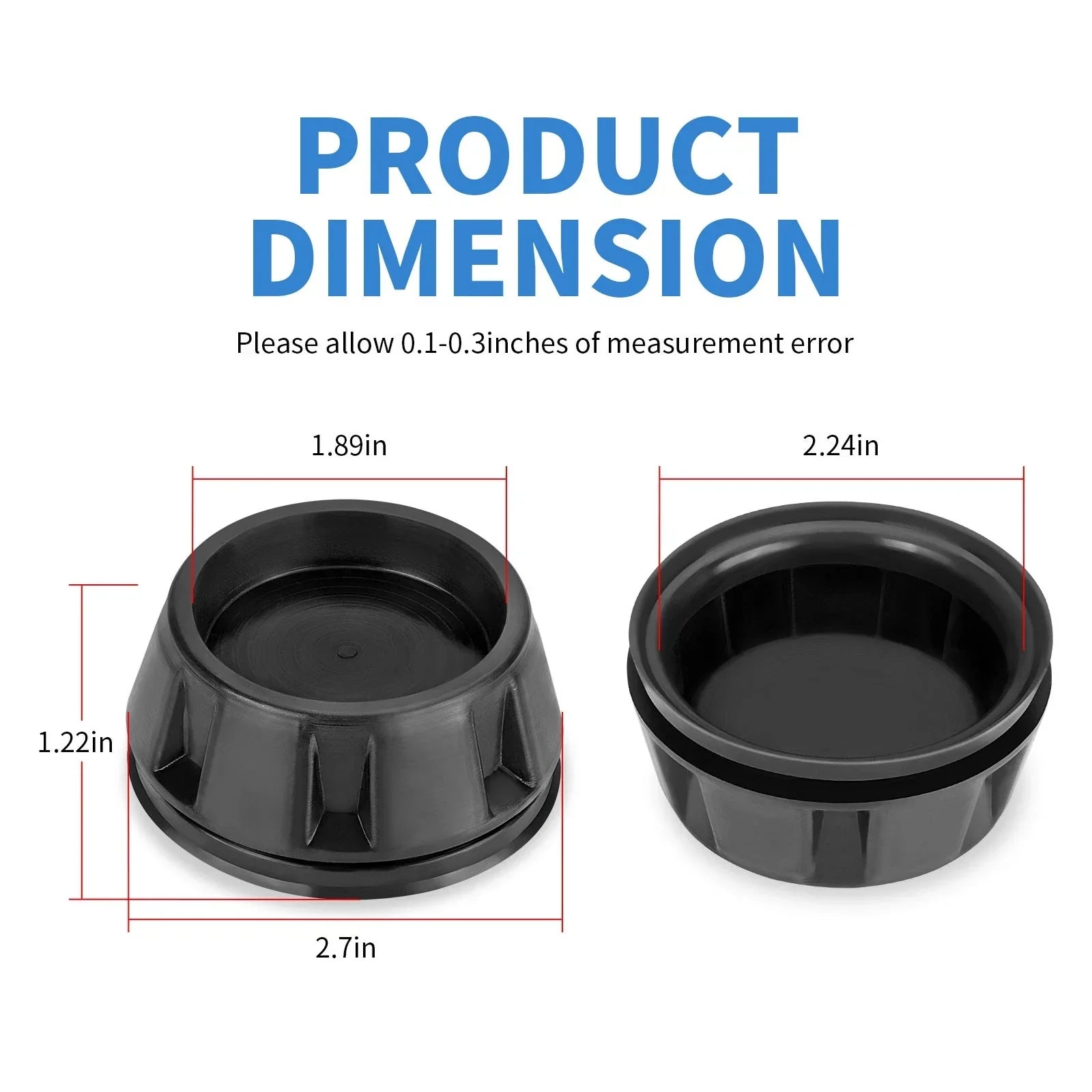 4 Pack Wheel Center Cap for Honda Pioneer 1000 SXS1000 (2017–2022)