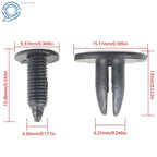 Set of 20 Plastic Rivets for Auto Car Door Fender (Universal Fit)