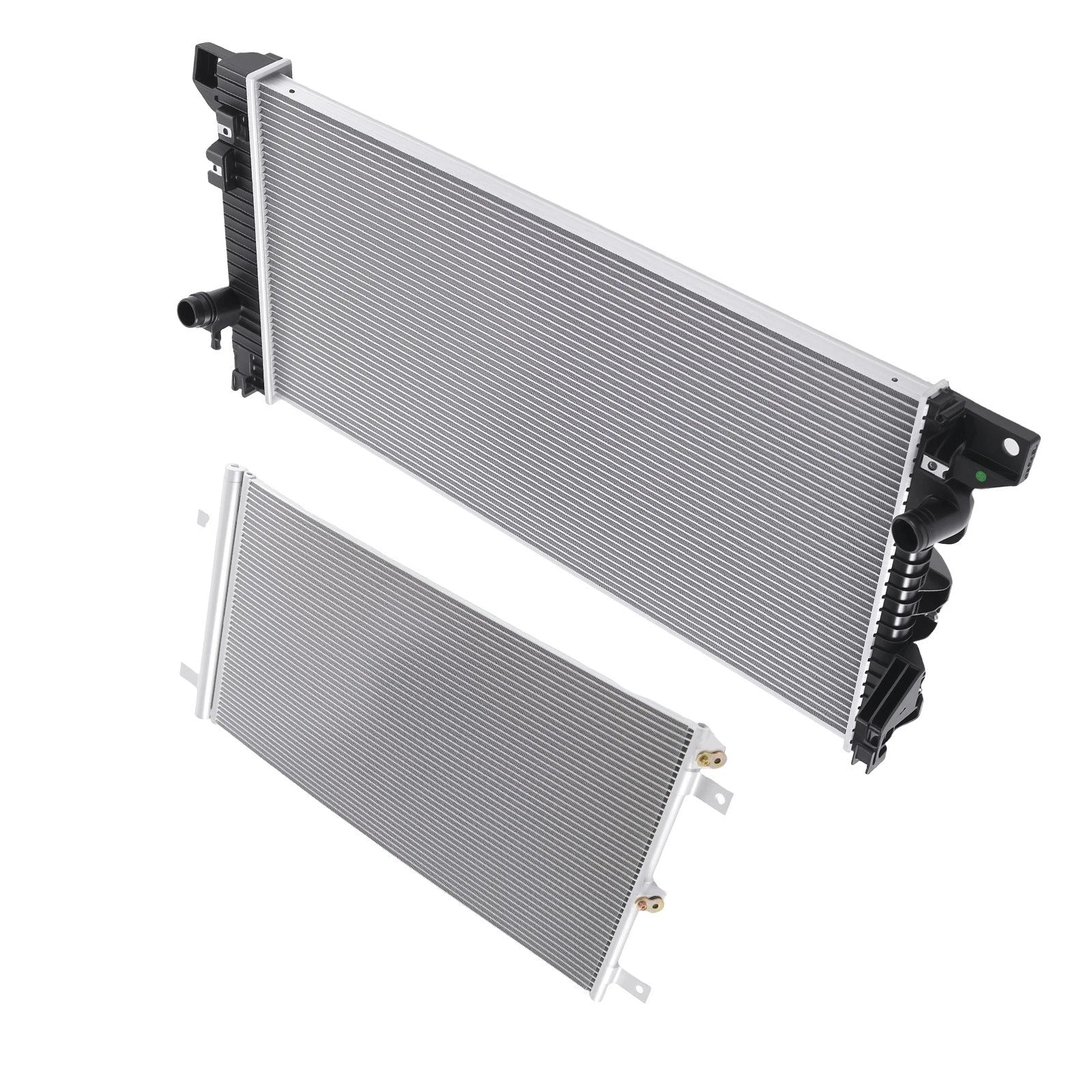 Aluminum Radiator & AC Condenser for Ford F-150 3.5L V6 Turbo (2015–2018) HL3Z8005C