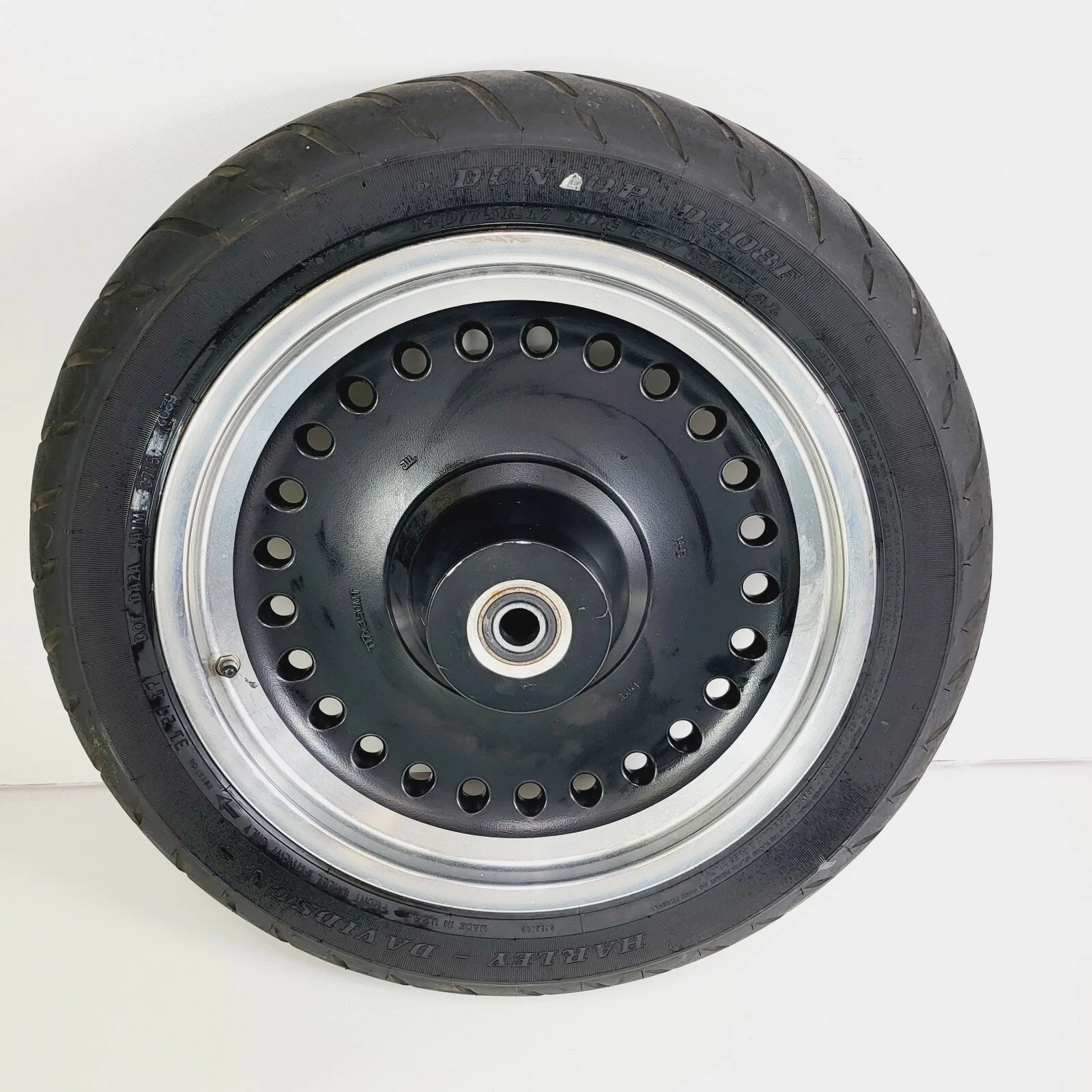Front Wheel, Tire, Rotor for Harley Davidson Softail Fatboy (2008–2017)