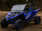SuperATV Heavy Duty Scratch Resistant Flip Windshield for Yamaha YXZ (2019–2023)