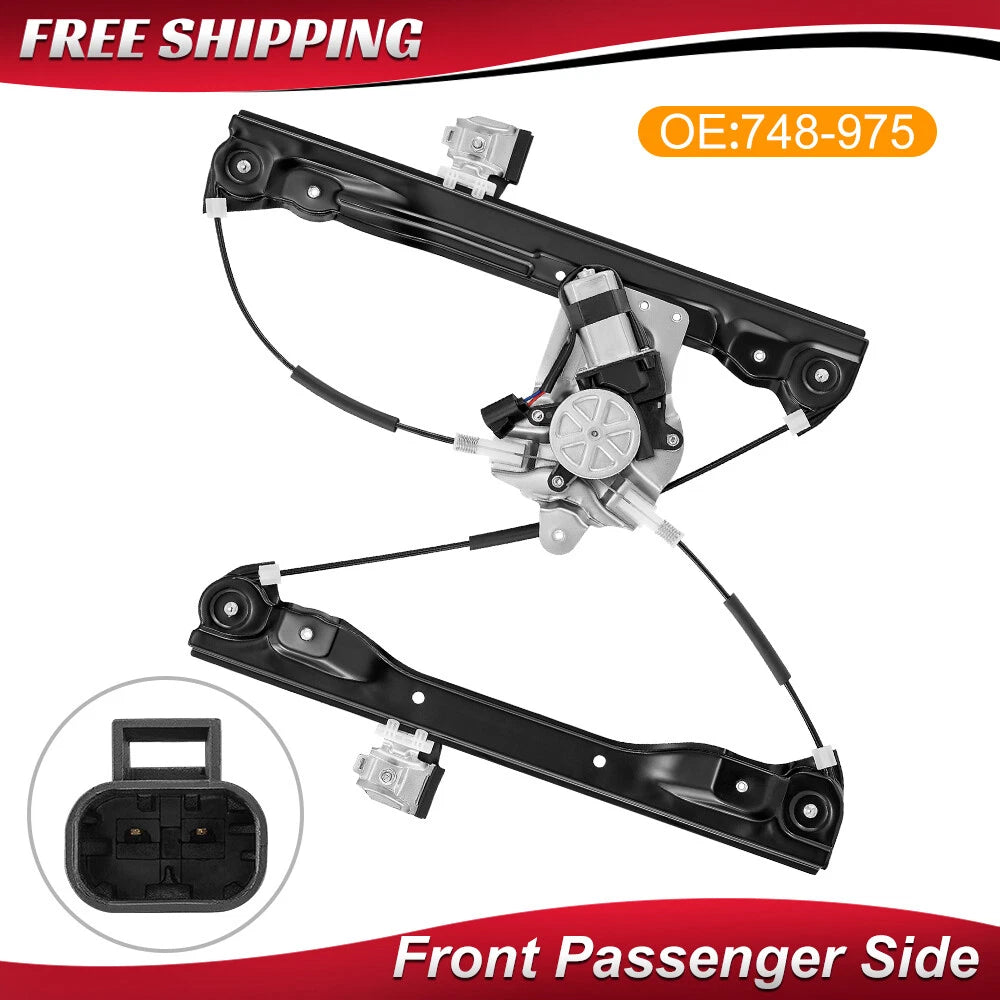 Front Passenger Side Window Regulator w/ Motor for Chevy Cruze (2011–2012) 748-975