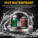 LED Navigation Bow Lights for Marine Boat Yacht Pontoon (12V)