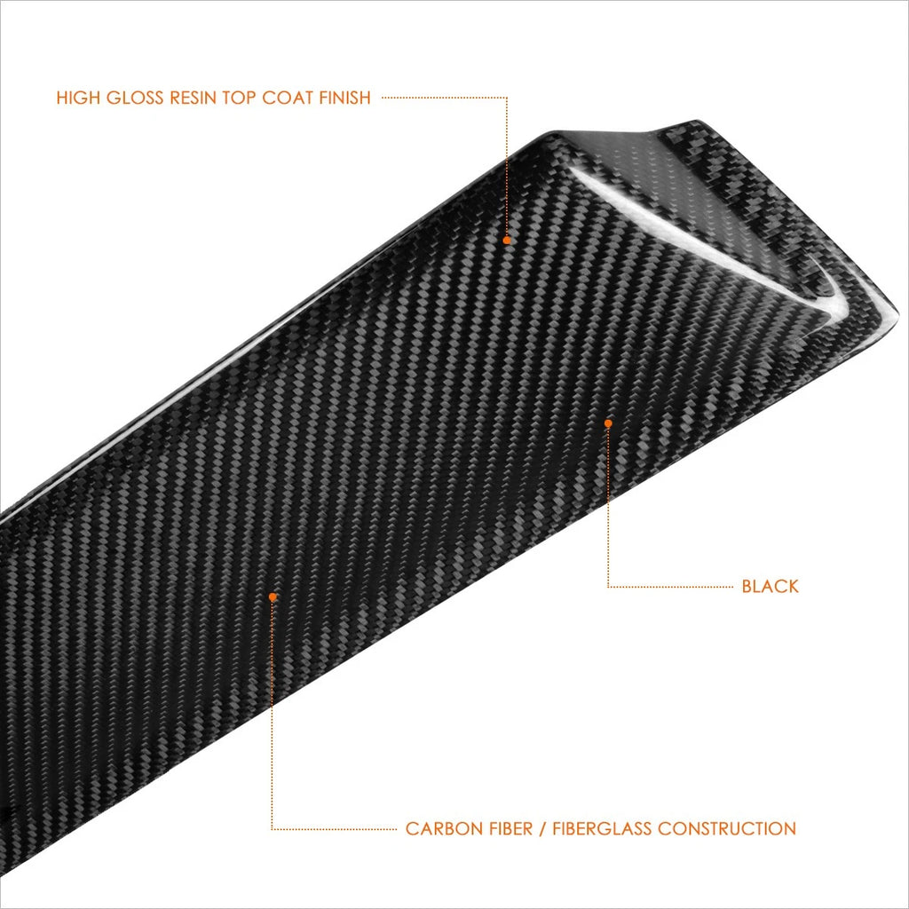 Carbon Fiber Rear Roof Windshield Spoiler for Chevy Corvette (2014–2019)
