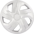 Set of 4 Snap On 15" Silver Wheel Covers Hub Caps R15