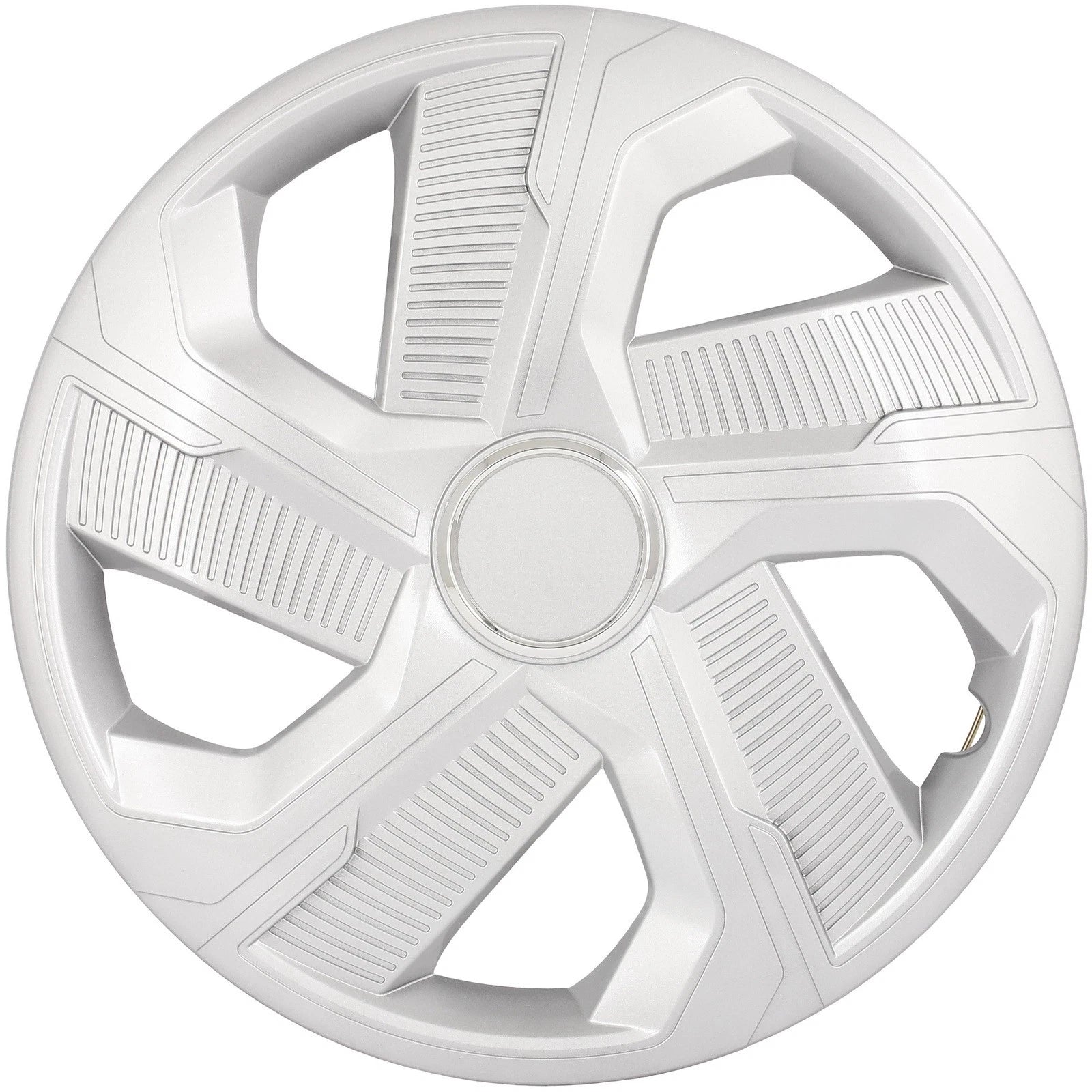 Set of 4 Snap On 15" Silver Wheel Covers Hub Caps R15