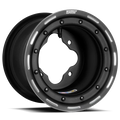 DWT G3 Black Rear Dual Beadlock Rims 9" 9X9 4/115 for YFZ450 Banshee Raptor