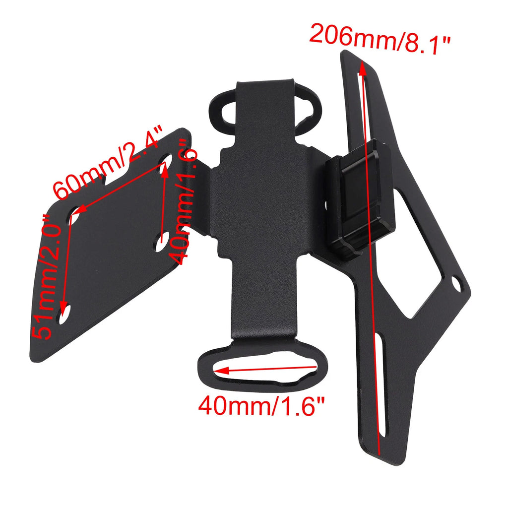License Plate Holder Frame for Kawasaki Z900 (2025)