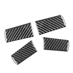 4X Steering Wheel Cover Trim for Chrysler 300 300C Dodge Magnum (2005–2010) Carbon Black