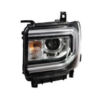 HID/Xenon Type LED DRL Projector Headlight for GMC Sierra 1500 (2016–2018)