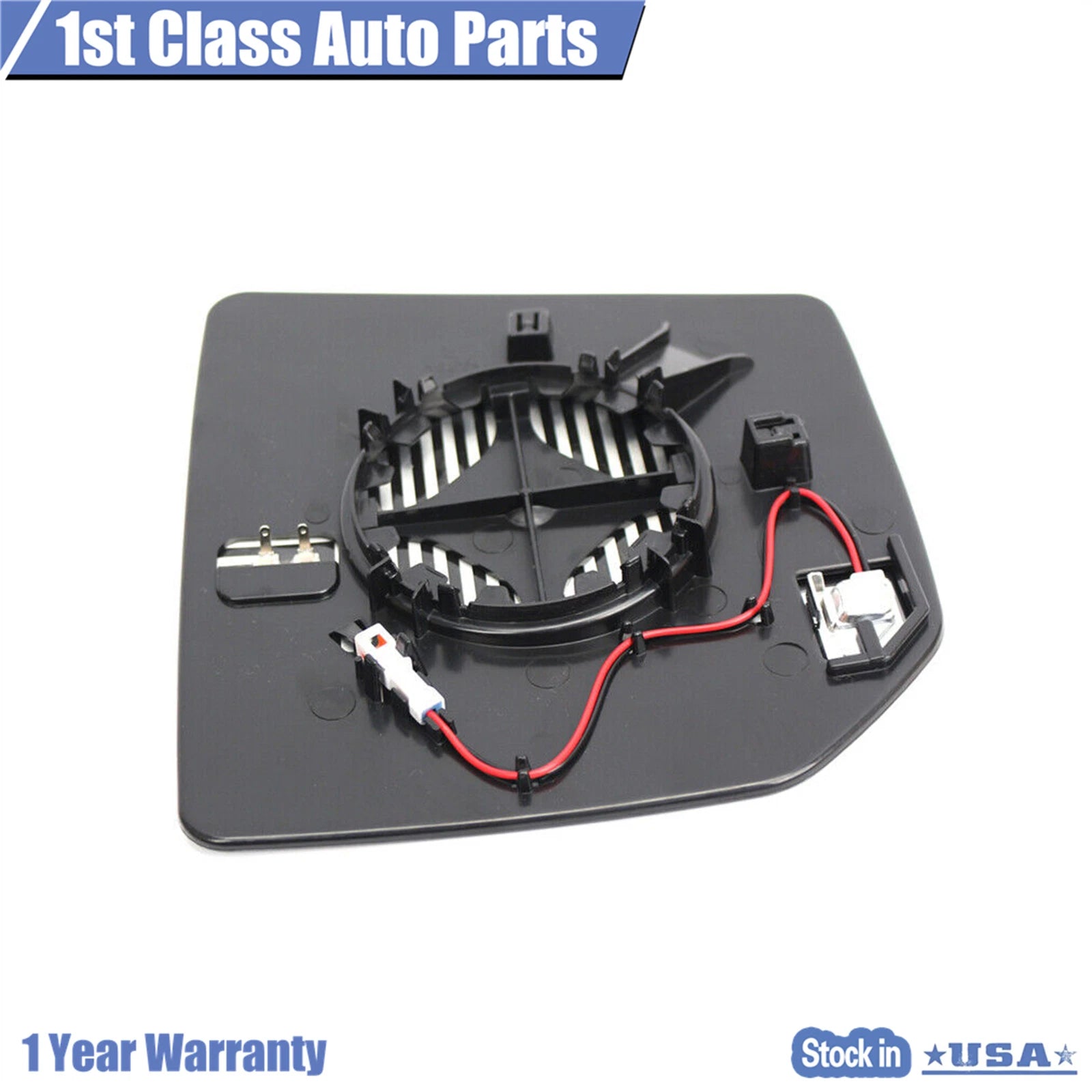 Rear View Mirror Glass with Backplate for Ford F150 (2015-2017)