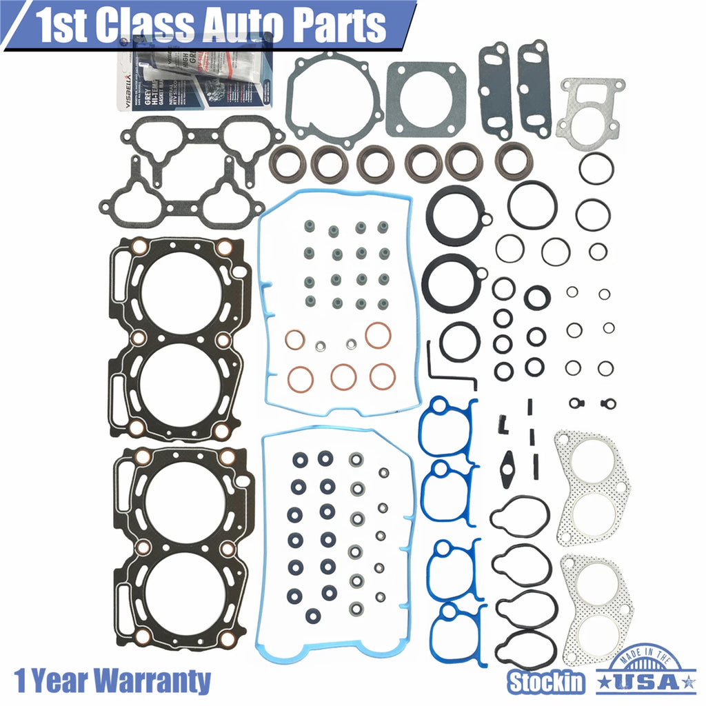 Front Cylinder Head Gasket Set for Subaru Legacy Impreza 2.5L (1996–1999)