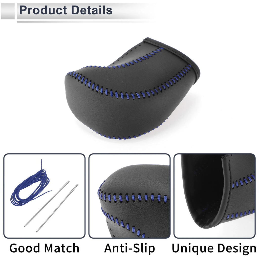 1 Pc Gear Shift Knob Cover for Toyota Tacoma (2016–2022) Black Blue