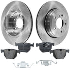Rear Brake Disc Rotors and Pads Kit for BMW 5 Series E60 (2007)