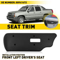 Seat Switch Bezel for Chevy Silverado Avalanche GMC Sierra Yukon (2003–2006)