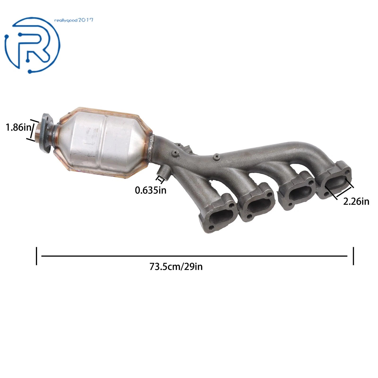 Set of 2 Catalytic Converters for Cadillac SRX 4.6L (2004–2009)