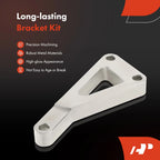 Set of 8 Polished Aluminum Alternator Brackets for Chevy 350 SBC